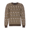 Apc John Merino-wool Pullover In Green