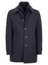 HERNO LONG DOWN JACKET WITH BUTTONS