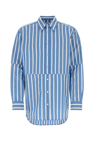 Bottega Veneta Camicia-50 Nd  Male In Blue