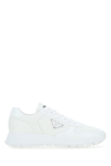 Prada Low-top Re-nylon And Leather Sneakers