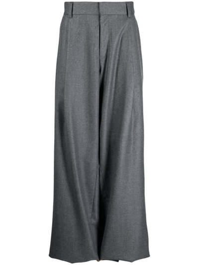 Kolor Tailored Wide-leg Trousers In Grey