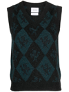 BARRIE INTARSIA-KNIT CASHMERE JUMPER