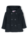 IL GUFO LOGO-PATCH HOODED COAT