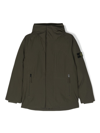 STONE ISLAND JUNIOR COMPASS-PATCH PADDED COAT