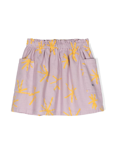 Bobo Choses Kids' Sparkle All Over Cotton Skirt In Purple