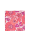 Tom Ford Floral-print Silk-twill Pocket Square In Pink