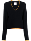 BARRIE V-NECK CASHMERE JUMPER