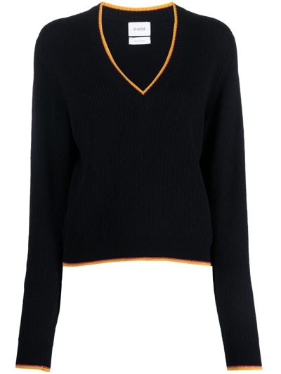 Barrie V-neck Cashmere Jumper In Blue