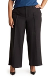 By Design Marcia Crop Wide Leg Pants In Black