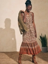 Faherty Ojai Dress In Umber Folly Floral