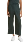 ISSEY MIYAKE PLEATS PLEASE ISSEY MIYAKE MONTHLY COLORS JULY PLEATED CROP WIDE LEG PANTS