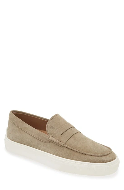 Tod's Loafer Aus Wildleder In Torba