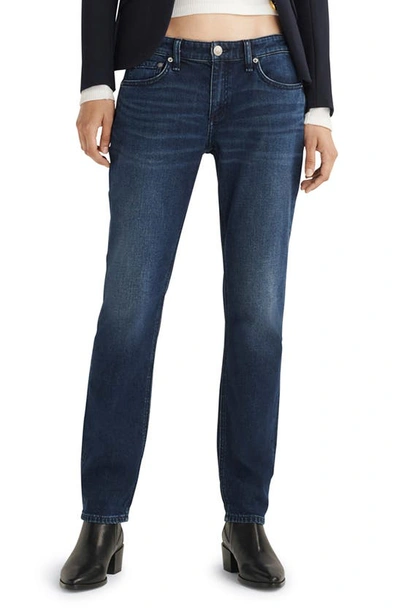 Rag & Bone Dre Clearwater Low-rise Slim Boyfriend Jean In Blue