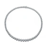 GENEVIVE Sterling Silver Classic Chain Design Necklace