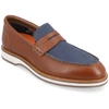 Thomas & Vine Kaufman Moc Toe Penny Loafer In Cognac