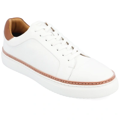 Thomas & Vine Nathan Casual Leather Sneaker In White