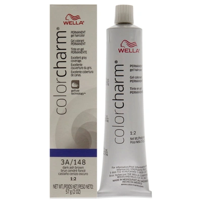 Wella Color Charm Permanent Hair Color Gel - 148 3a Dark Ash Brown By  For Unisex - 2 oz Hair Color