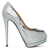 Giuseppe Zanotti Sharon 130mm Peep-toe Pumps In Silver