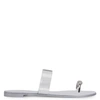 Giuseppe Zanotti Transparent Pvc Sandals In Silver