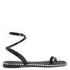 Giuseppe Zanotti Bellatriks Flat Sandals In Black