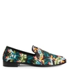 Giuseppe Zanotti Lewis Tropical Graphic-print Loafers In Multi