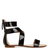 Giuseppe Zanotti Dory Flat Sandals In Black