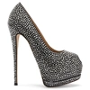 Giuseppe Zanotti Sharon 140mm Rhinestone-embellished Heels In Black