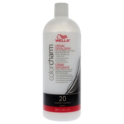 Wella Color Charm 20 Volume Creme Developer By  For Unisex - 32 oz Cream In White