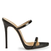 Giuseppe Zanotti Darsey 120mm Double-strap Leather Mules In Black