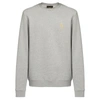 Giuseppe Zanotti Logo Cotton Sweatshirt In Grey