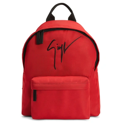 Giuseppe Zanotti Logo-print Detail Backpack In Red