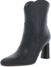 Vince Hillside Leather Ankle Booties In Grey