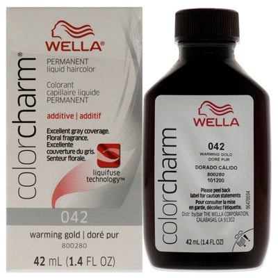 Wella Color Charm Permanent Liquid Haircolor - 42 Gold By  For Unisex - 1.4 oz Hair Color
