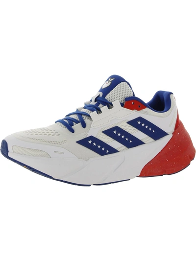 Adidas Originals Adistar Peachtree Road Race Sneaker In Ftwr White/ Collegiate Royal