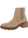 Vince Camuto Kelivena Womens Zipper Almond Toe Chelsea Boots In Beige