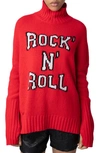 Zadig & Voltaire Zadig&voltaire Womens Japon Alma Turtleneck Wool Jumper In Japon