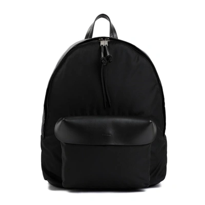 Jil Sander Lid Backpack Bag In Black