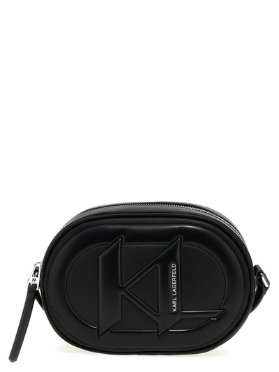 Karl Lagerfeld K/monogram Crossbody Bags Black