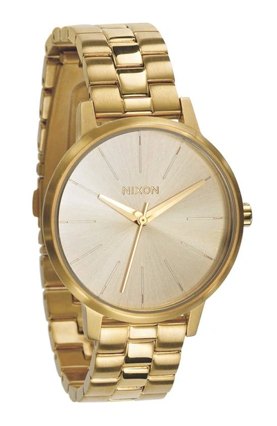Nixon The Kensington Gold Bracelet Watch, 36.5mm In All Gold