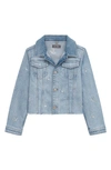 DL1961 KIDS' MANNING EMBROIDERED BUTTERFLY JEAN JACKET