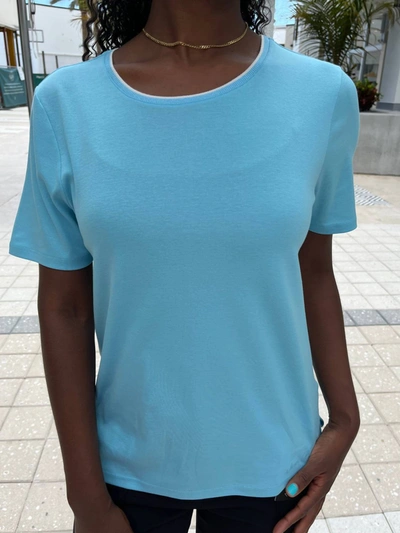 Marc Cain Short Sleeve T-shirt In Blue
