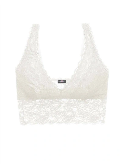 Cosabella Never Say Never Plungie Longline Bralette In White