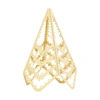 Georg Jensen Christmas Large Table Tree 18kt Gold Plated In Multi