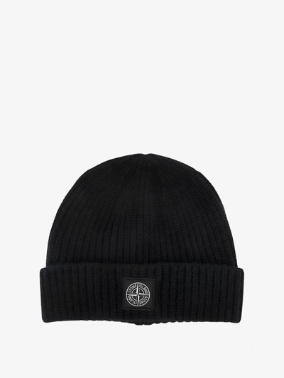 Stone Island Hat In Black