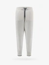 Brunello Cucinelli Tapered-leg Cashmere Track Pants In White
