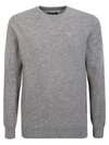 Barbour Basic Knit Pullover In Grey