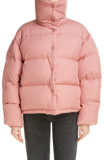 Acne Studios Olimera Recycled Down Puffer Jacket In Pink