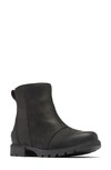 Sorel Emelie Iii Waterproof Boot In Black/black