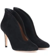 GIANVITO ROSSI VAMP 85 SUEDE ANKLE BOOTS,P00266828