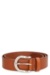 Isabel Marant Buckled Leather Belt In Saddle Brown